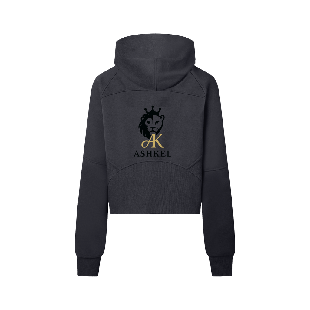 Cropped Half-Zip Hoodie