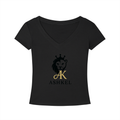 Tencel Slim Fit V-Neck T-Shirt