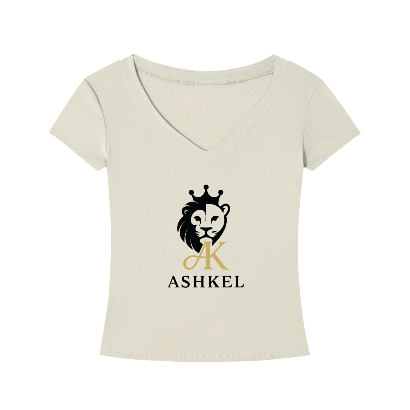 Tencel Slim Fit V-Neck T-Shirt