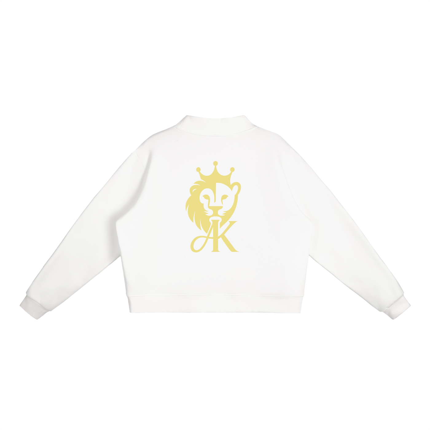 Essential Fleece Mock-Neck Crew Sweatshirt