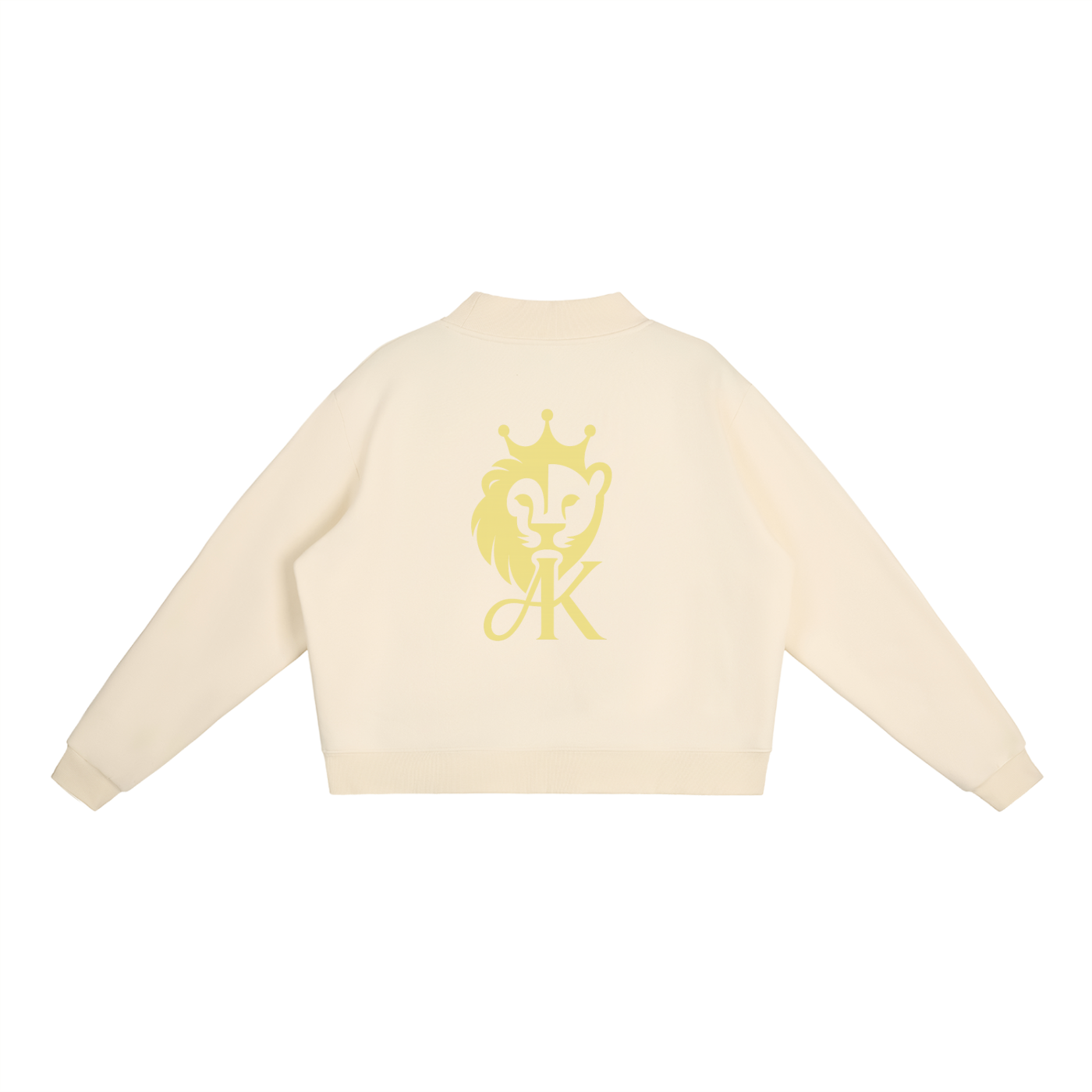 Essential Fleece Mock-Neck Crew Sweatshirt