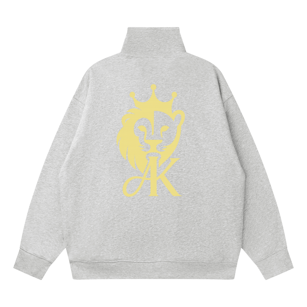 Quarter-Zip Drop Shoulder Sweatshirt