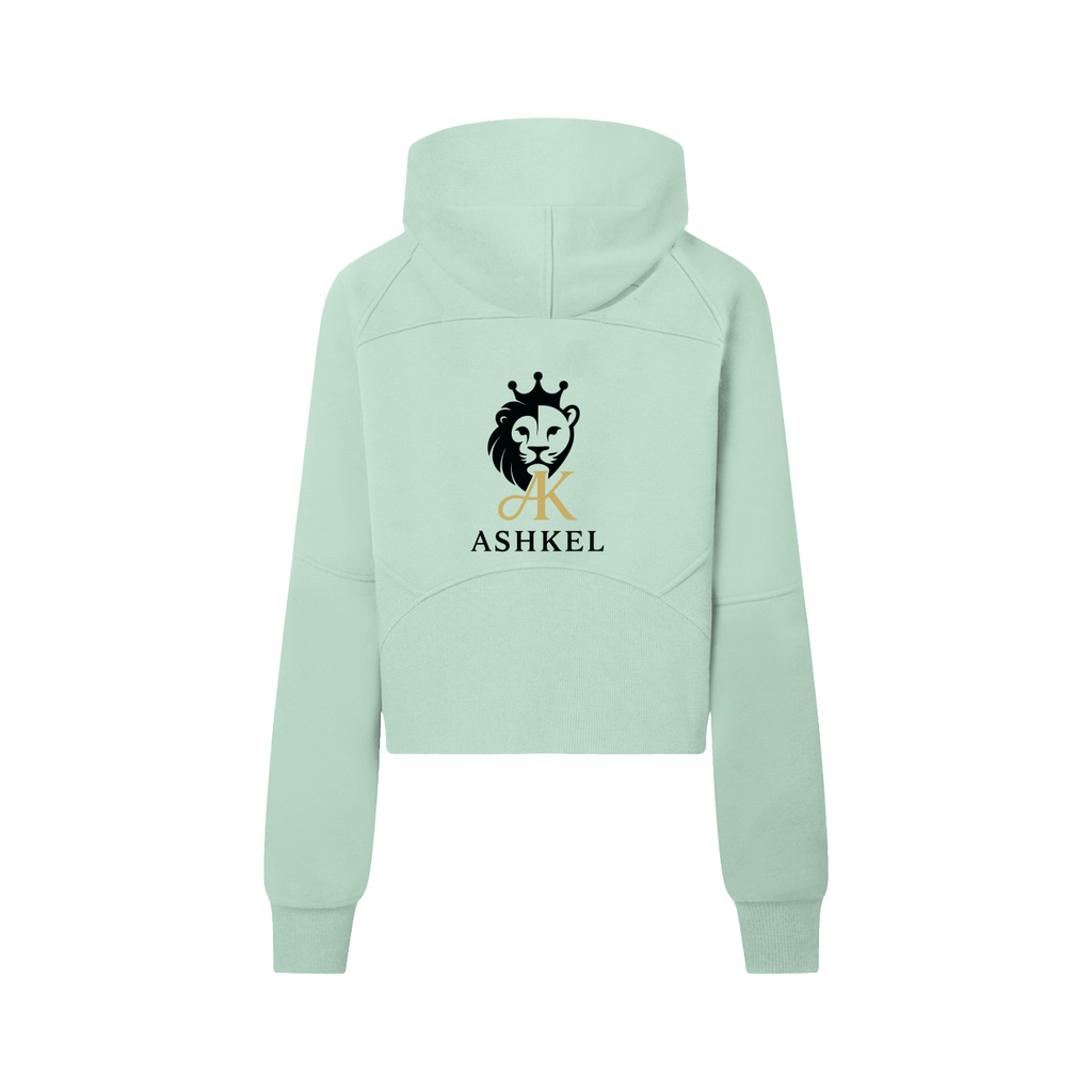 Cropped Half-Zip Hoodie